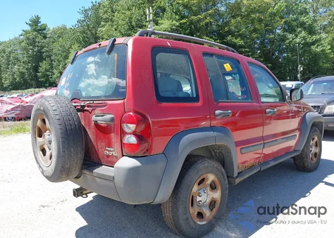 2006 Jeep Liberty Sport из США, поврежденный, VIN 1J4GL48K86W262996